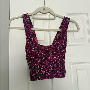 Lululemon Paradise Camo Sports Bra Colorful